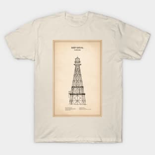 Ship Shoal Lighthouse - Louisiana - SD T-Shirt